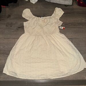 Old Navy Cream Casual Dress